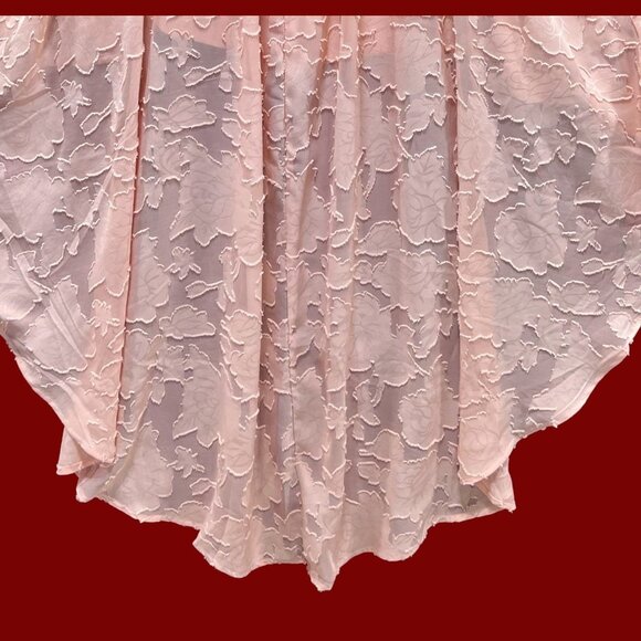 Rue 21 - Women's Summer Sleeveless High Low Hem Ruffle Dress - Pink - XXS - Picture 15 of 16